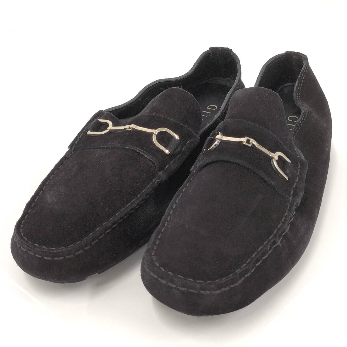 楽天市場】【中古】GUCCI ローファー レザー ブラック 表記サイズ：36