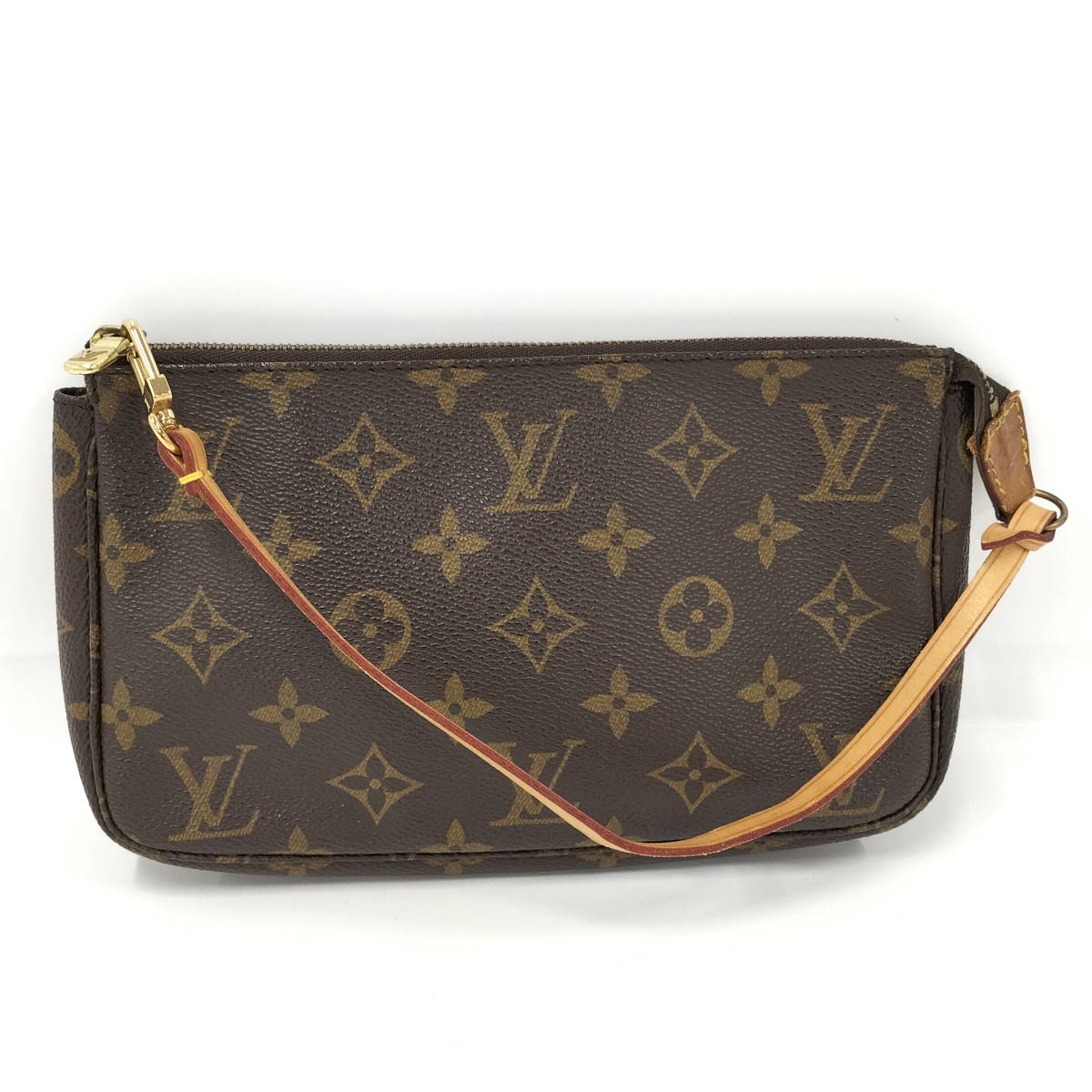 【中古】LOUIS VUITTON ポシェットアクセソワール アクセサリーポーチ モノグラム M51980
