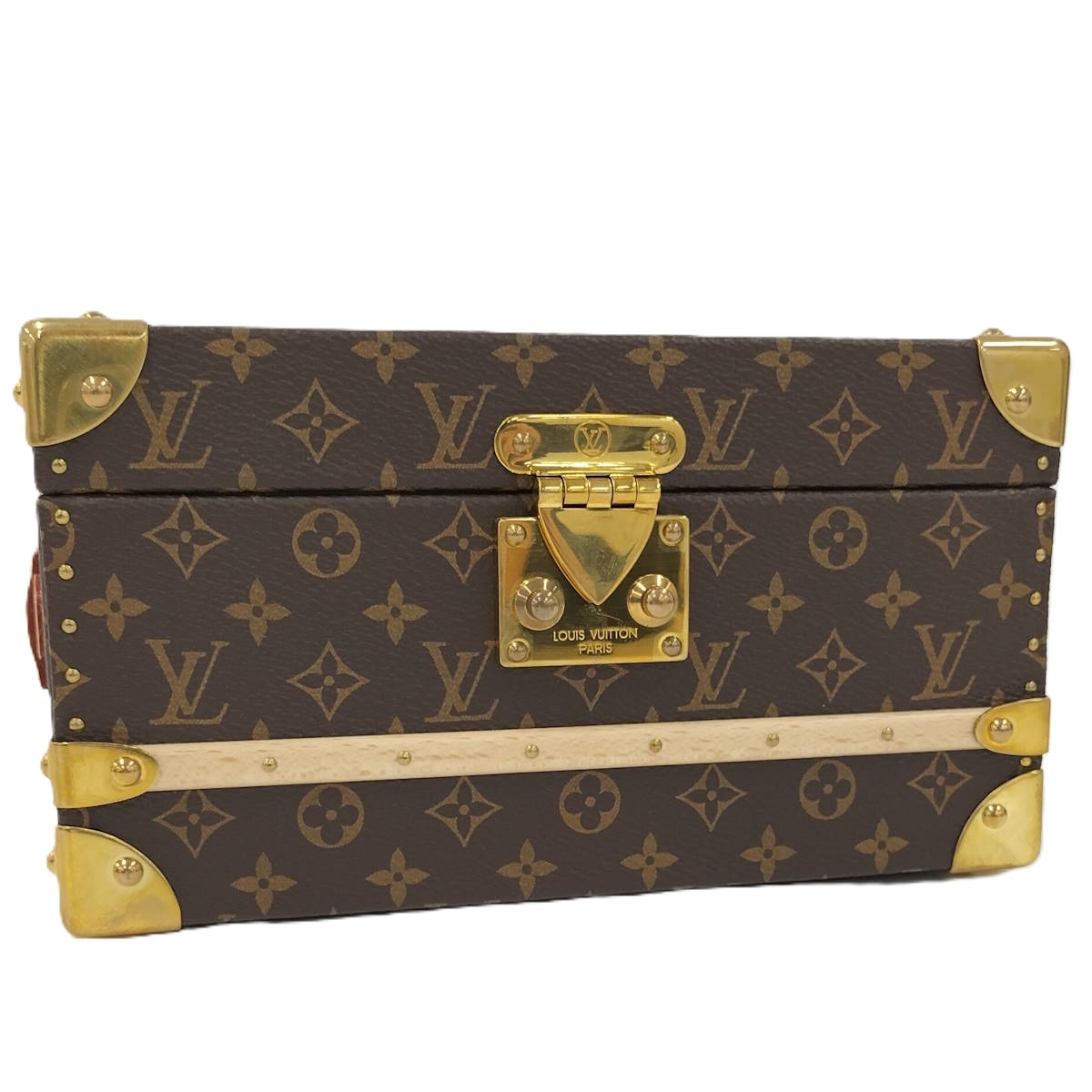 【中古】LOUIS VUITTON ミニ マル ビジュー 宝飾品ボックス席 モノグラム M26066