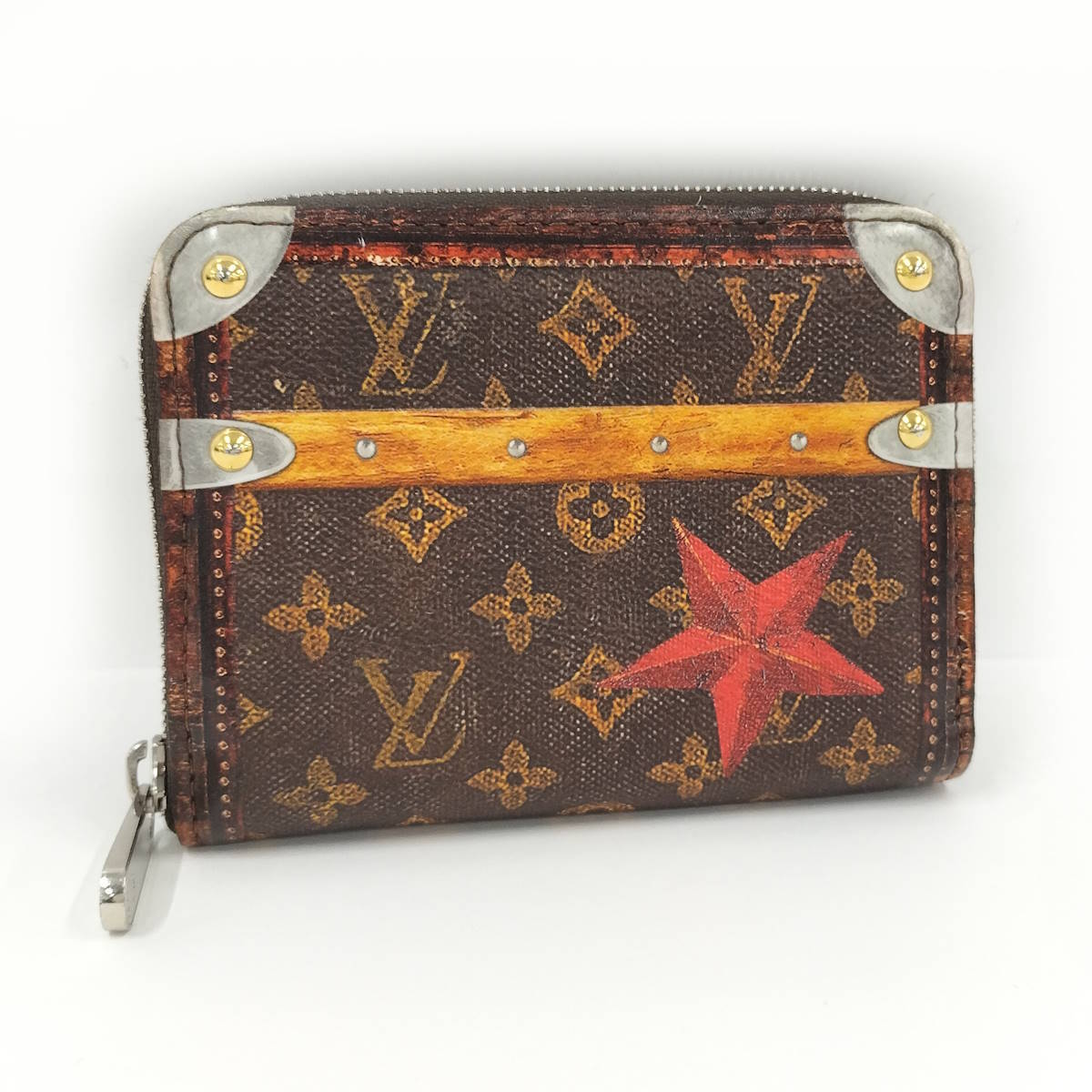 【中古】LOUIS VUITTON ジッピー 鋳貨蝦蟇口 ブートひと休み トランス状態ジェラルド・r・フォードモノグラム M63834