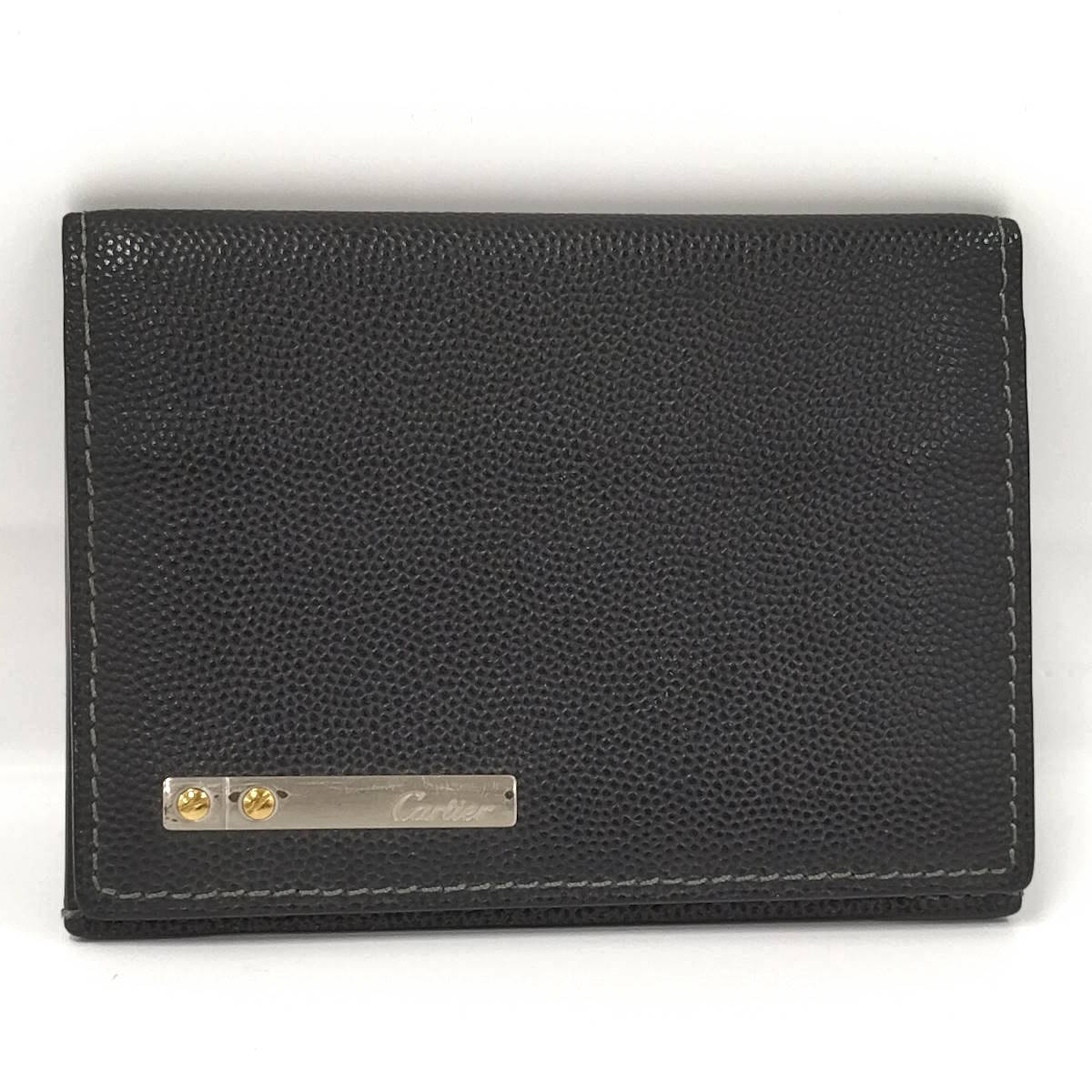 楽天市場】カルティエ 名刺入れ ブラック（ONYX） サントス ドゥ