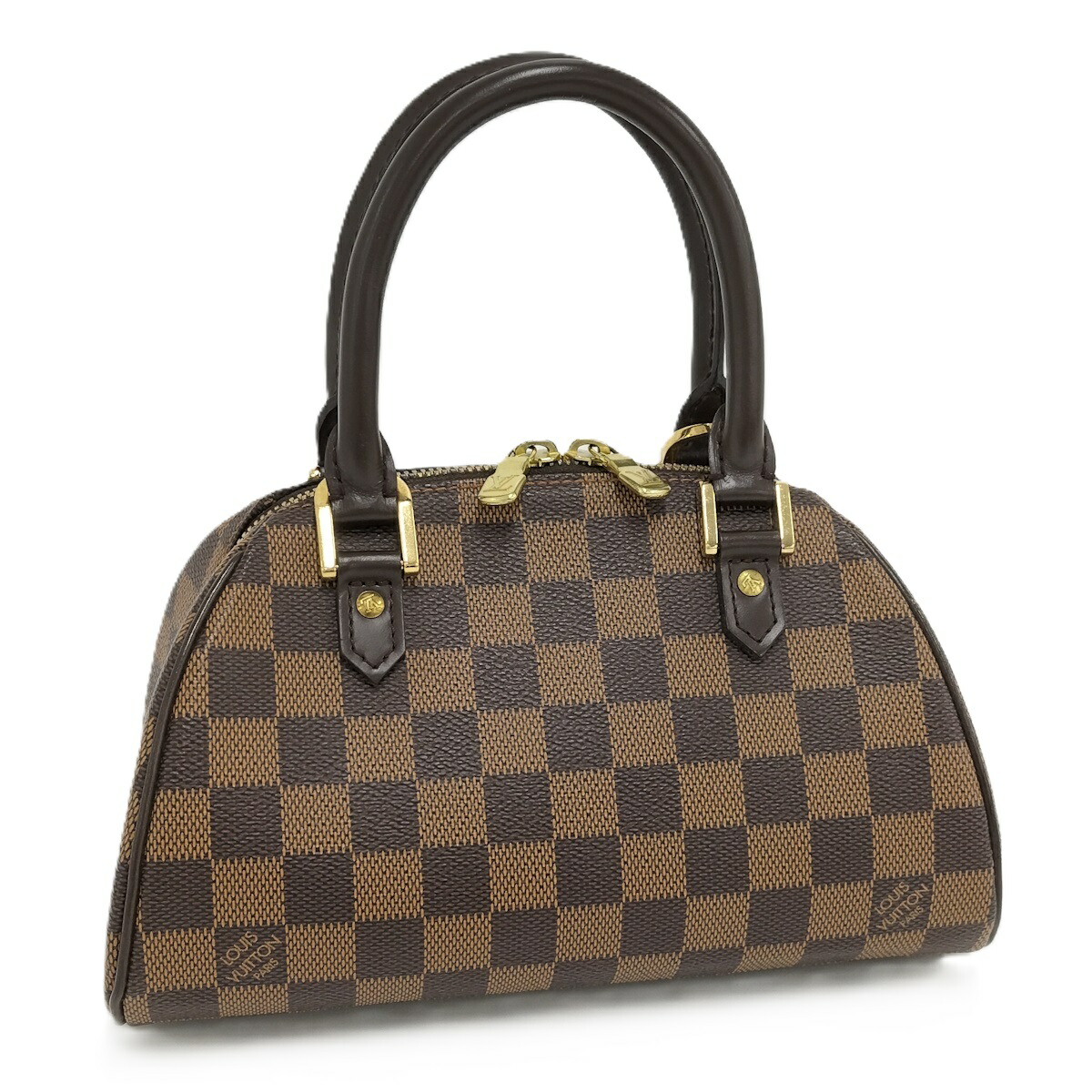 【中古】LOUIS VUITTON リベラミニ ハンドバッグ ダミエ エベヌ N41436