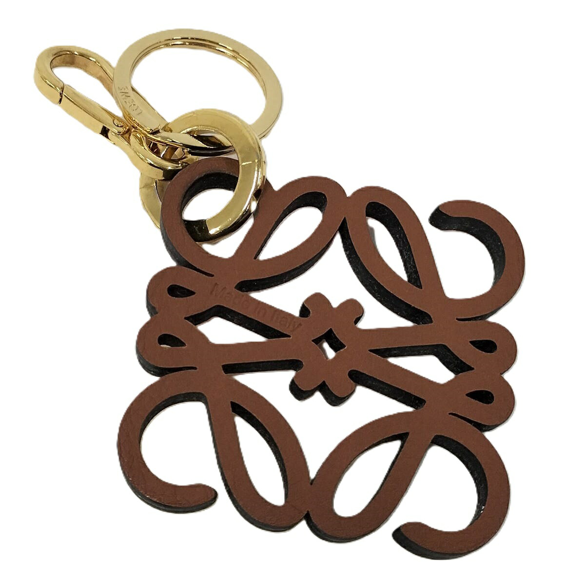 【LOEWE】アナグラムチャーム 楽天市場】LOEWE ロエベ キーリング ANAGRAM CHARM BUNNY アナグラム