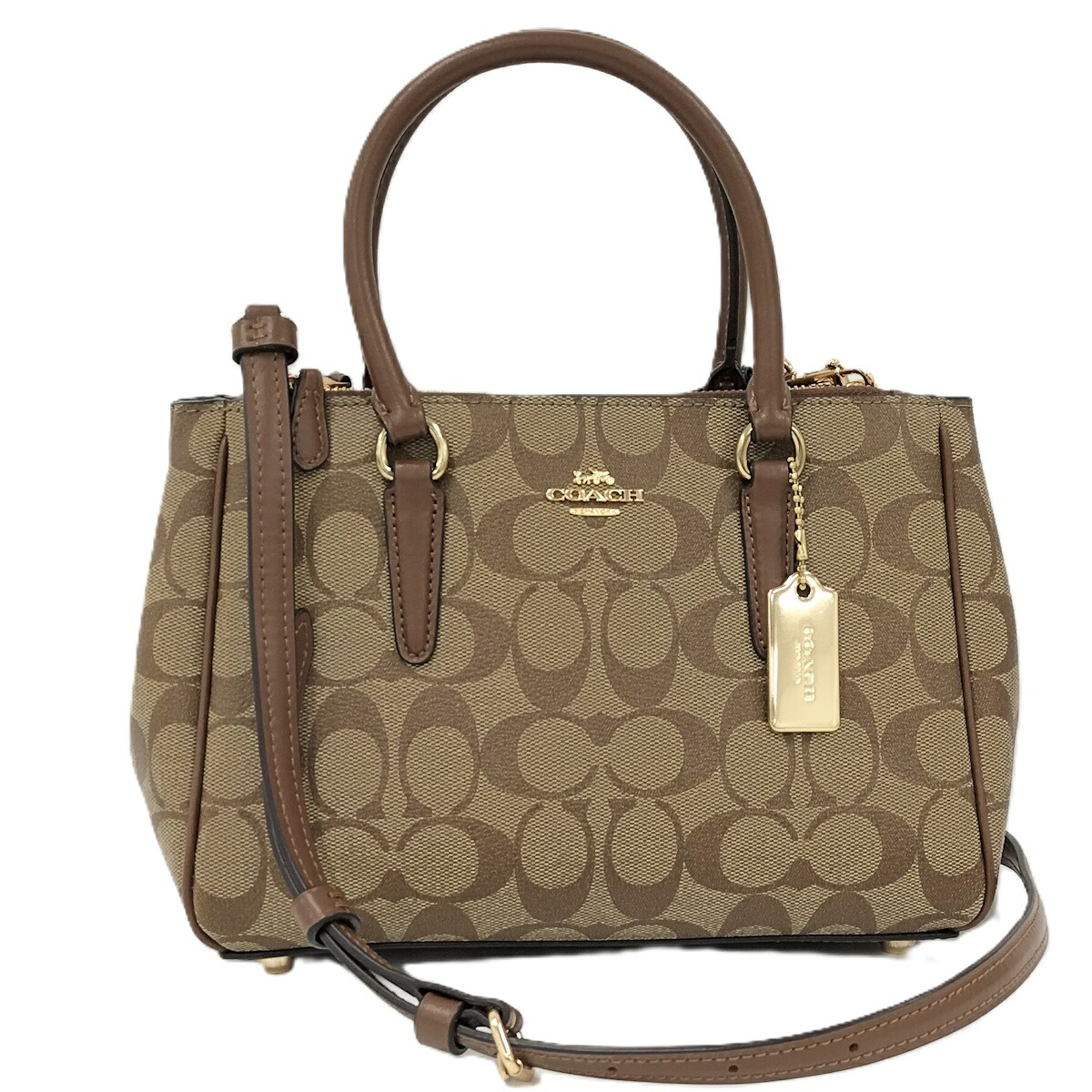 楽天市場】【中古】 COACH （コーチ） ﾛｰｸﾞ20・ﾌﾞﾚｲﾄﾞ 2WAY ﾊﾝﾄﾞﾊﾞｯｸﾞ