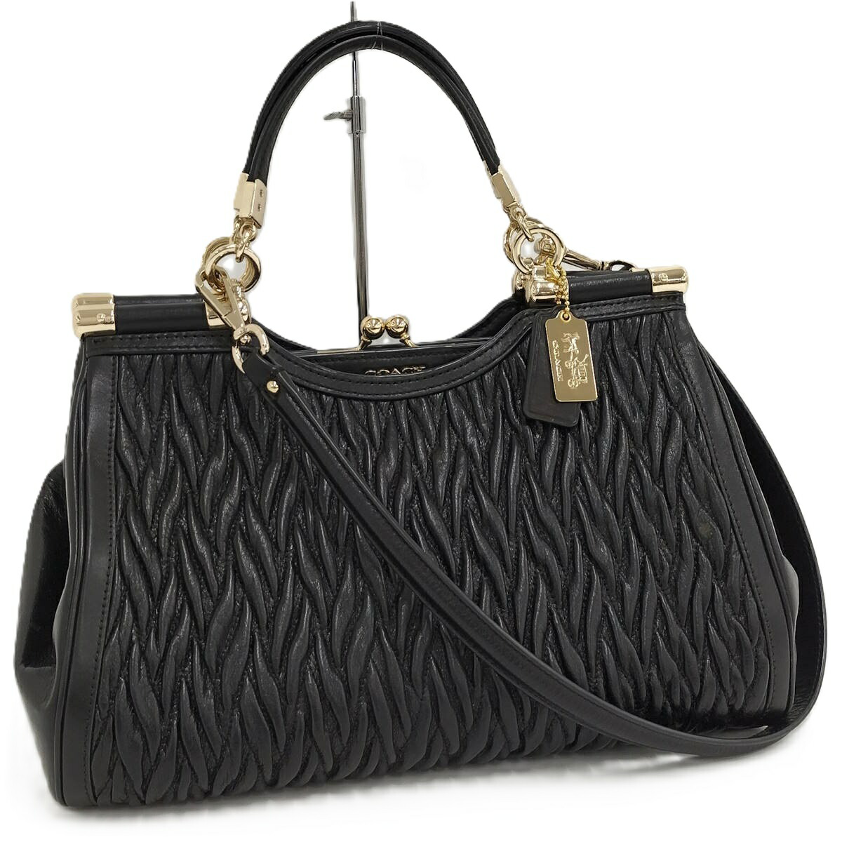 楽天市場】【バッグ】COACH コーチ マディソン ギャザード ツイスト