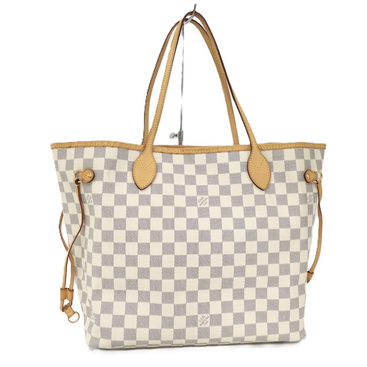 【中古】LOUIS VUITTON トートバッグ ネヴァーフルMM ダミエアズール N41361
