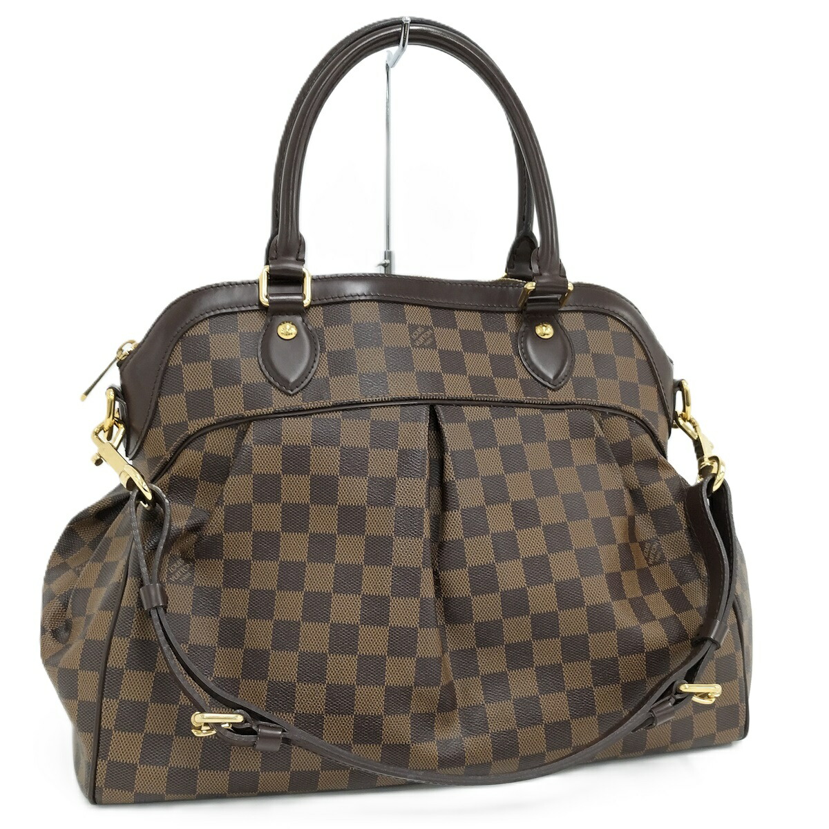 【中古】LOUIS VUITTON トレヴィGM ダミエ エベヌ 2WAYショルダーバッグ N51998
