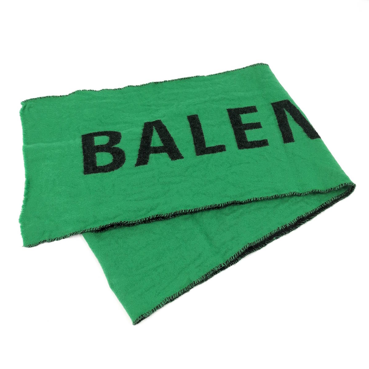 楽天市場】バレンシアガ BALENCIAGA マフラー ウール ホワイトxレッド