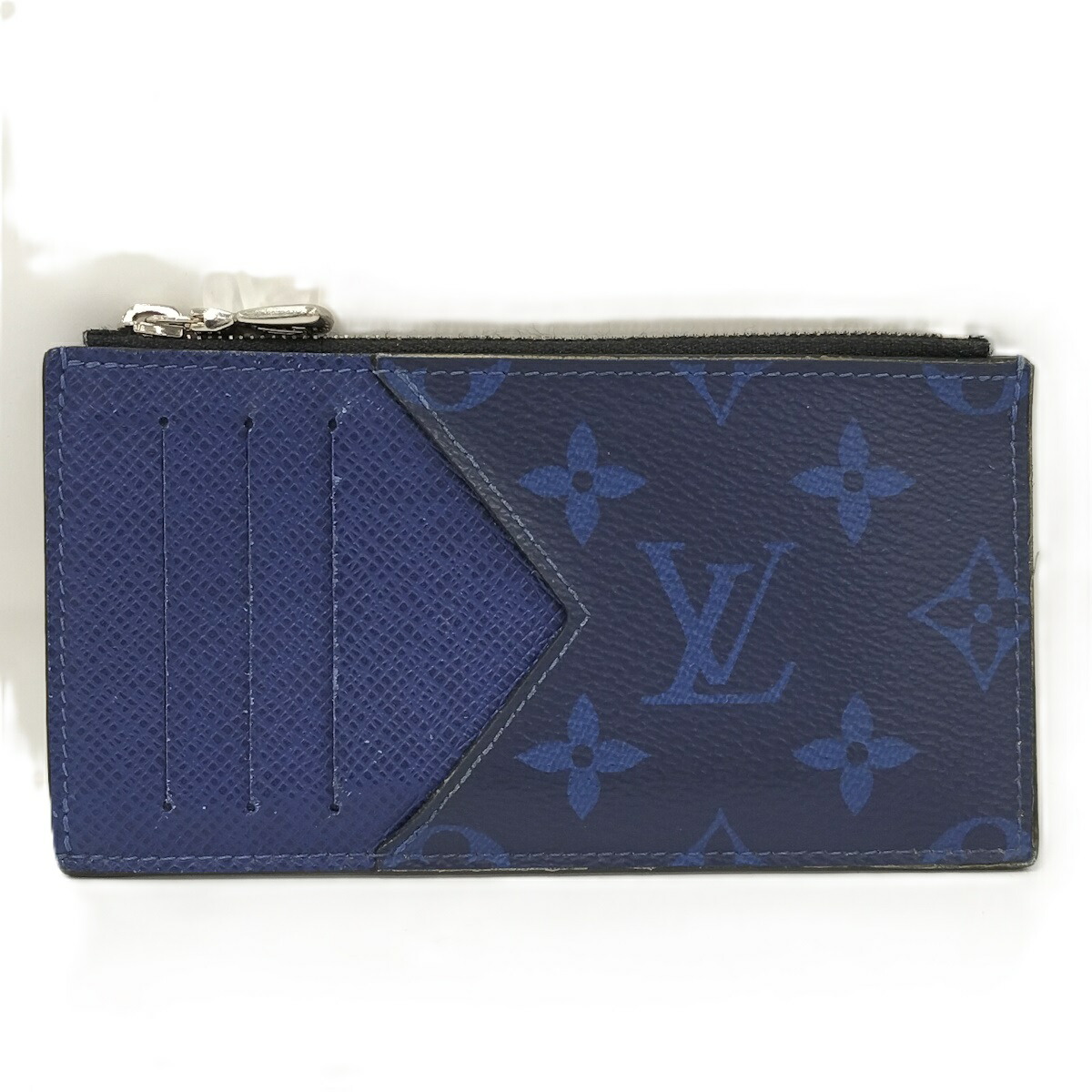 【中古】LOUIS VUITTON コインカードホルダー タイガ ラマ M30270