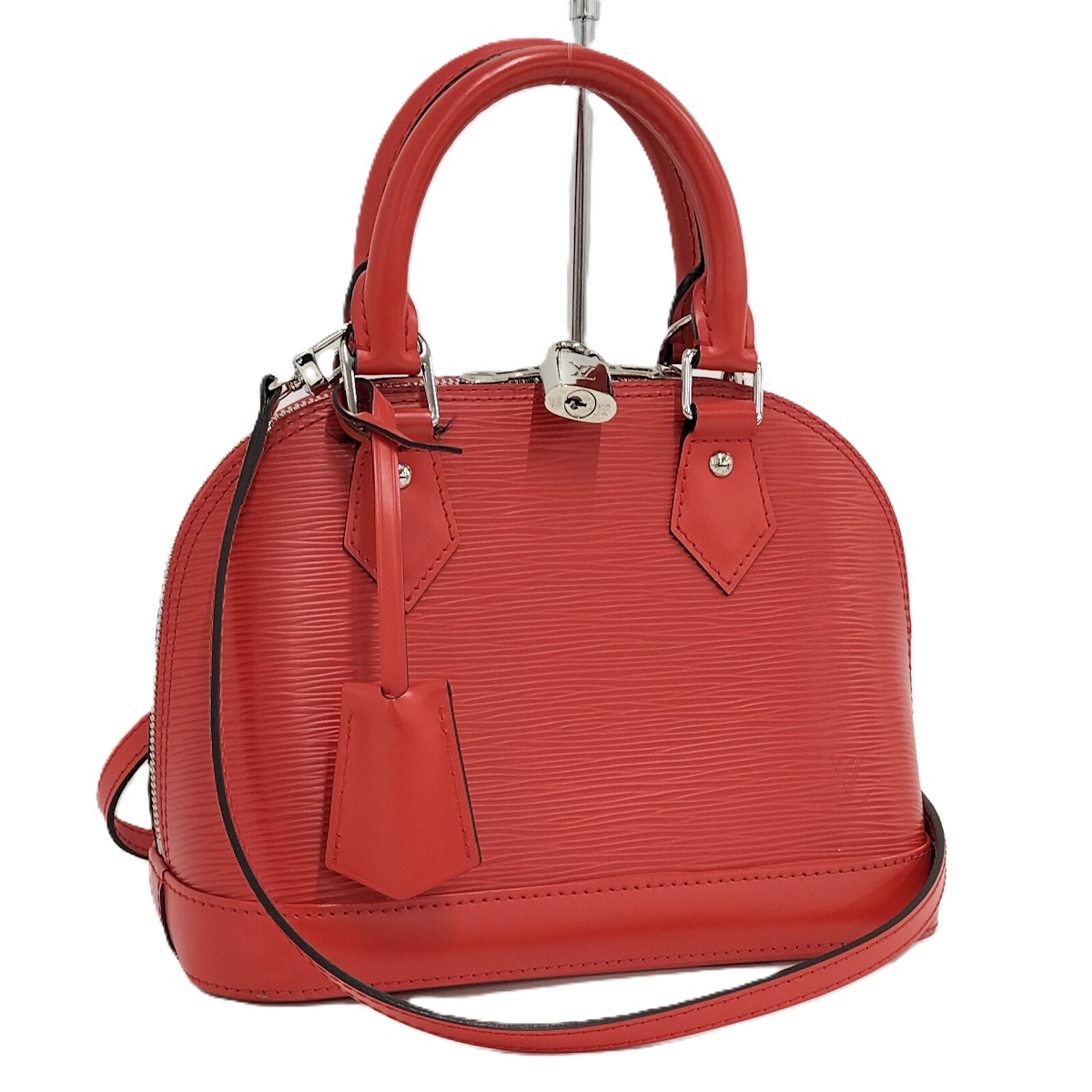 【中古】LOUIS VUITTON アルマBB 2WAYバッグ エピ コクリコ M41160