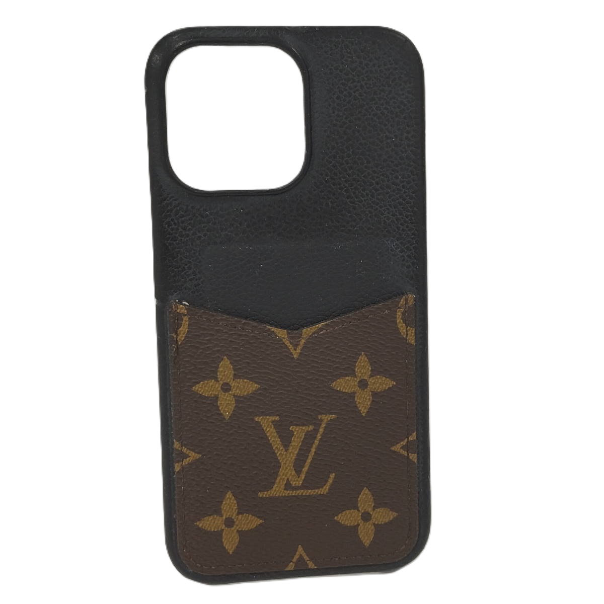 【中古】LOUIS VUITTON iPhone15 Pro Max 容れもの スマホケース モノグラム  M82888