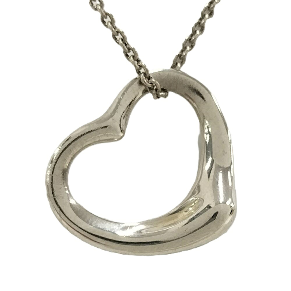 【中古】Tiffany＆Co. ネックレス オープンハート エルサ ペレッティ SV925 シルバー925 シルバー｜JJcollection
