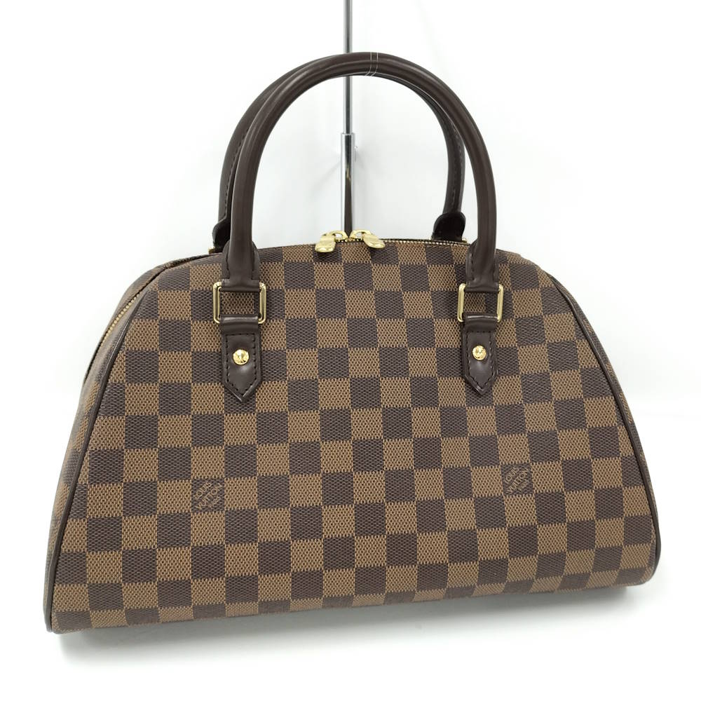 【中古】LOUIS VUITTON リベラ MM ダミエ エベヌ ハンドバッグ N41434