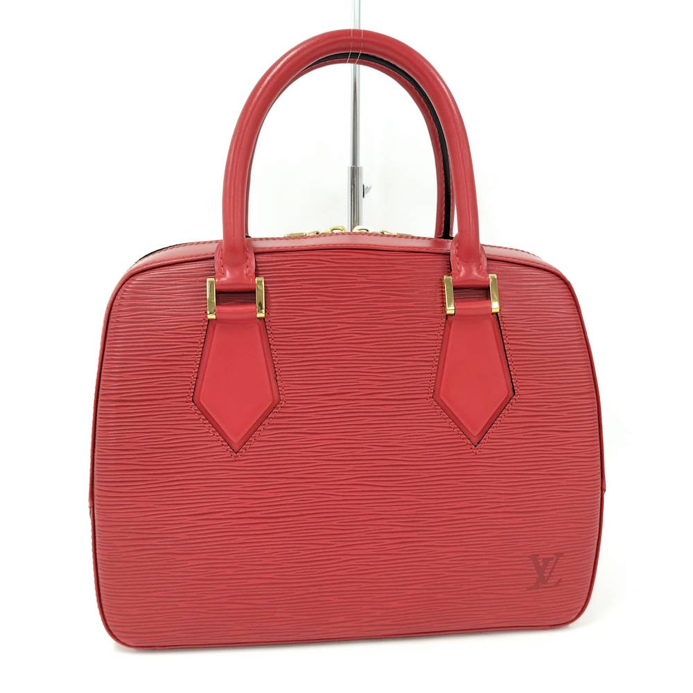 【中古】LOUIS VUITTON 補欠選手ロン ハンドバック エピ なめし革 赤いこと M52047