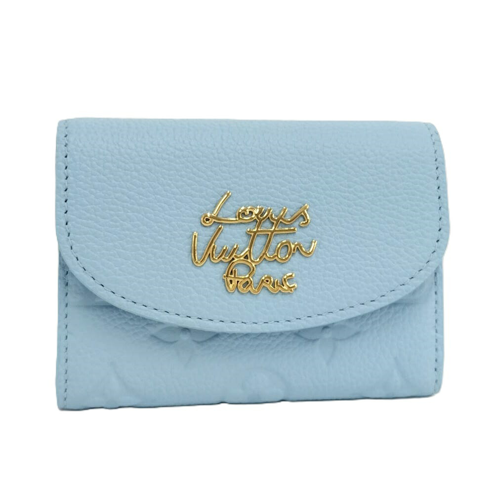 【中古】LOUIS VUITTON ポルトモネ ロザリ コインケース 歌留多入れもの モノグラム アン工業プラント 葡萄青色 M27480 レディースコインケース-財布・ケース