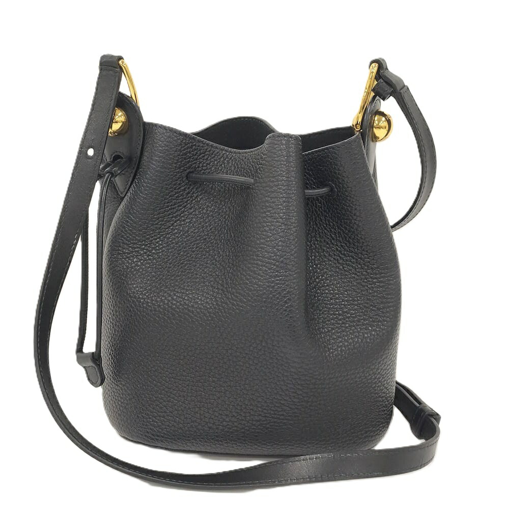 【中古】FURLA ショルダーバッグ レザー ブラック WB01514 12,946円