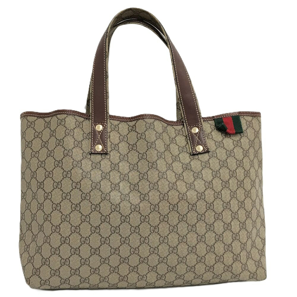 楽天市場】【中古】 GUCCI （グッチ） ﾄｰﾄﾊﾞｯｸﾞ ｼｪﾘｰﾗｲﾝ バッグ トート