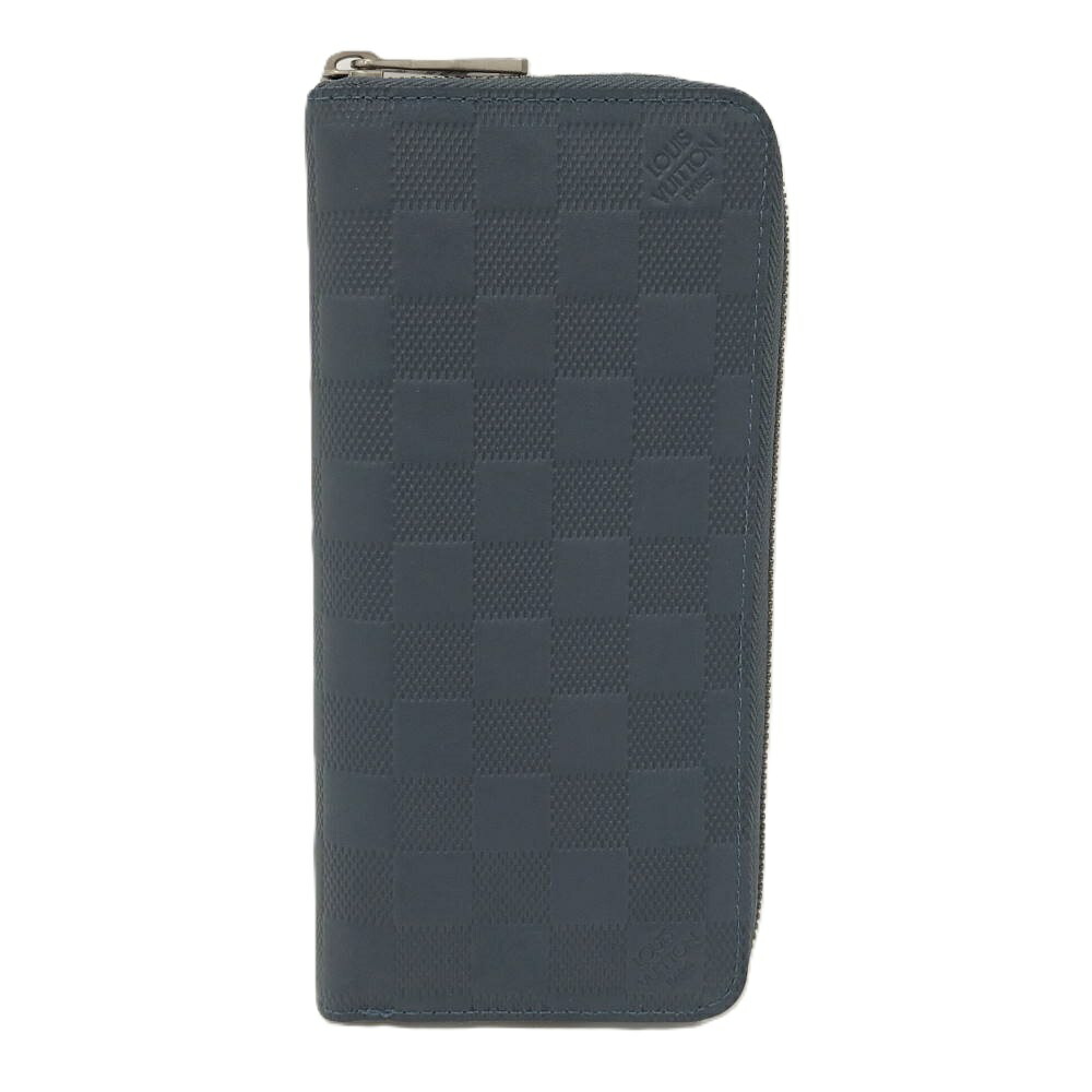 【中古】LOUIS VUITTON ジッピーウォレット ヴェルティカル ラウンドファスナー長財布 ダミエ アンフィニ N63549｜JJcollection