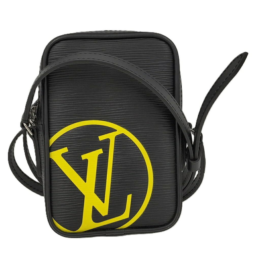 【中古】LOUIS VUITTON ダヌーブPM LV倶楽部 ショルダーバッグ エピ なめし革 ノワール M55120
