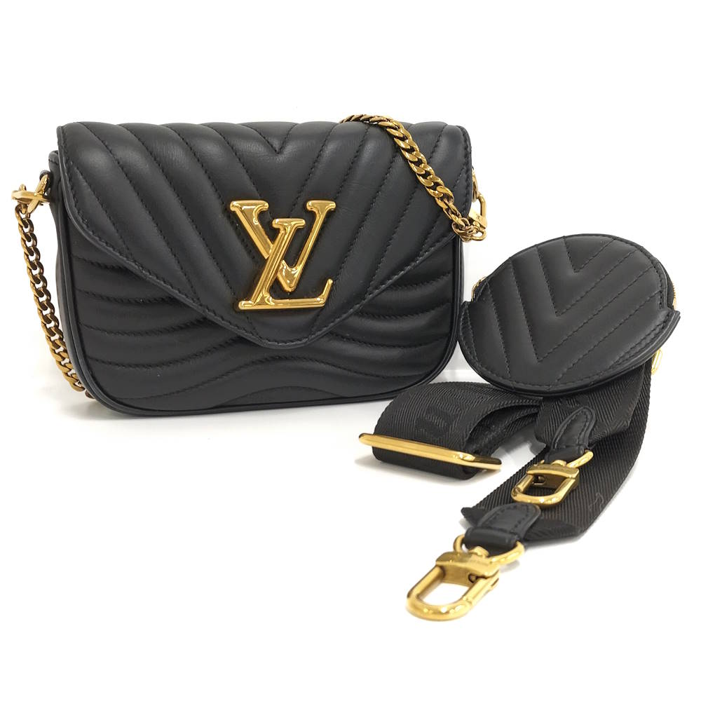 【中古】LOUIS VUITTON ミュルティ ポシェット ニューウェーブ ショルダーバッグ M56461