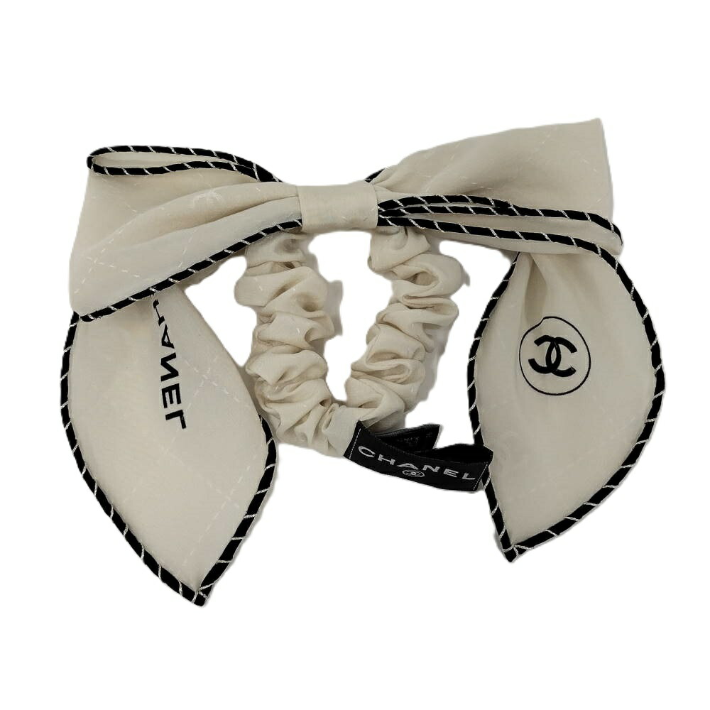【中古】CHANEL シュシュ リボン ココマーク ロゴ 髪留め｜JJcollection 46,548円