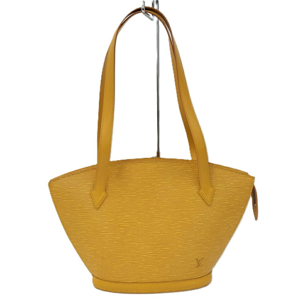 【中古】LOUIS VUITTON サンジャック トートバッグ エピ なめし革 タッシリイエロー M52279