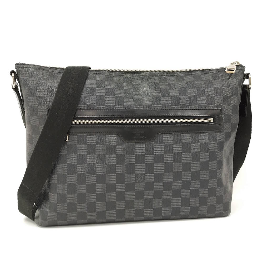 【中古】LOUIS VUITTON ミックMM ショルダーバッグ ダミエ グラフィット N41106