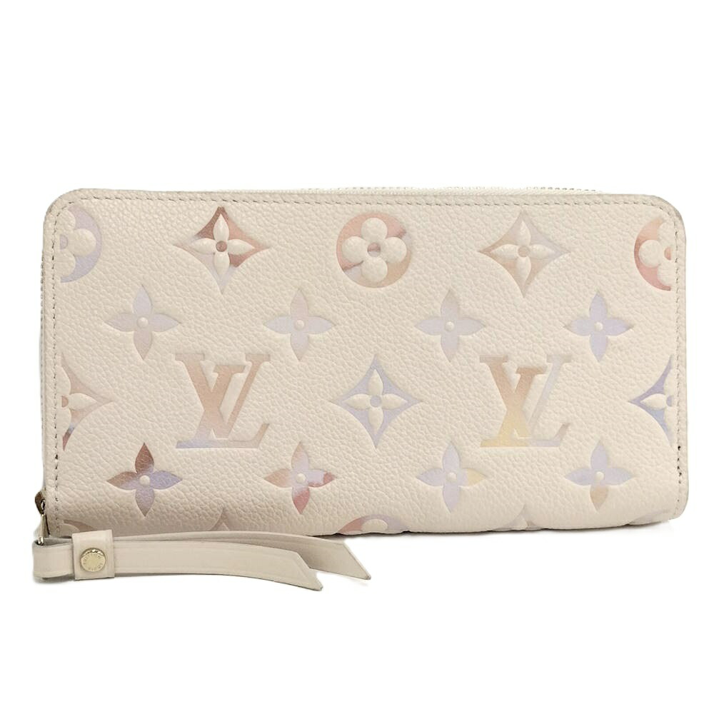 【中古】LOUIS VUITTON ジッピーウォレット ラウンドチャック長がま口 モノグラム アン工業プラント 意気ごみベージュ M25594 レディース財布-財布・ケース-バッグ・小物・ブランド雑貨