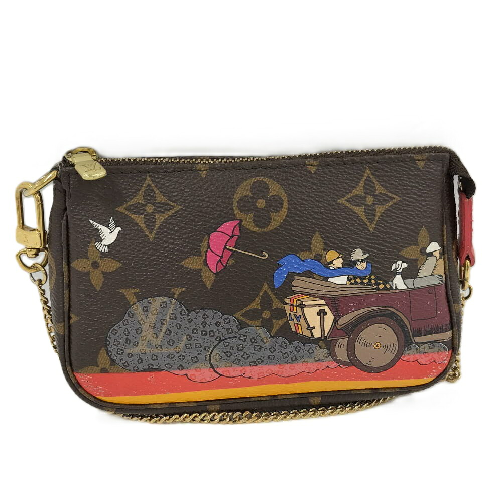 【中古】LOUIS VUITTON ミニポシェット アクセソワール イリュスト エヴァシオン ポーチ モノグラム M41655|JJcollection