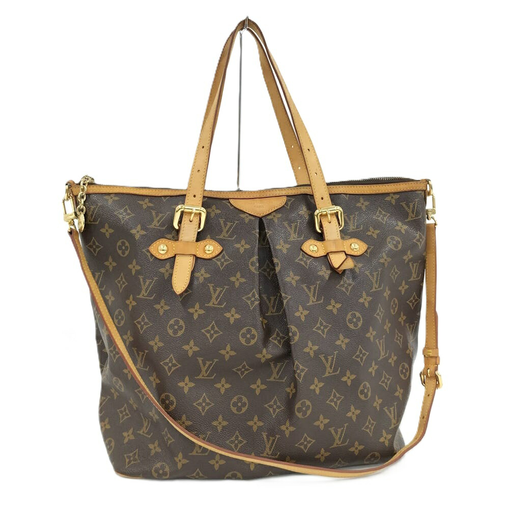 【中古】LOUIS VUITTON パレルモGM 2WAY ショルダーバッグ モノグラム M40146