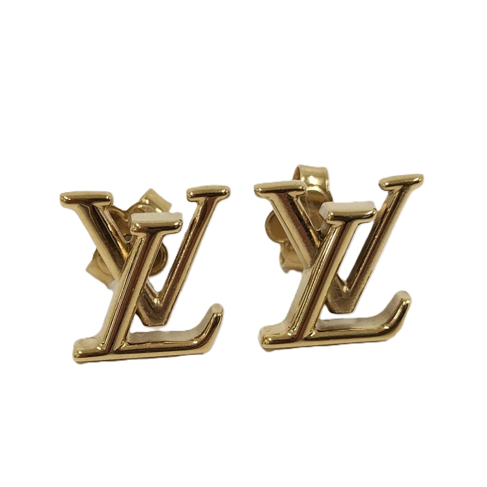 【中古】LOUIS VUITTON LV アイコニック ピアス メッキ ゴールド M00743 35,126円