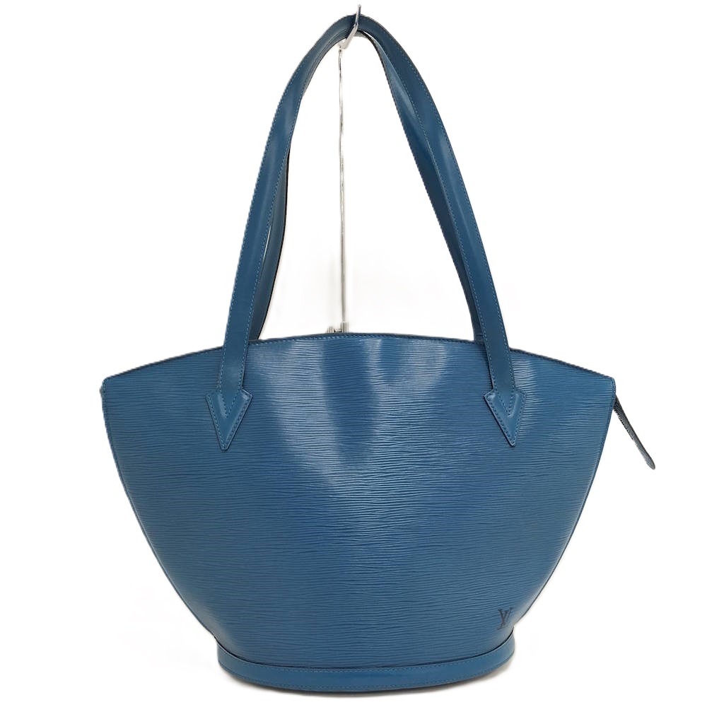 【中古】LOUIS VUITTON サンジャック ショッピング エピ トレドブルー M52265