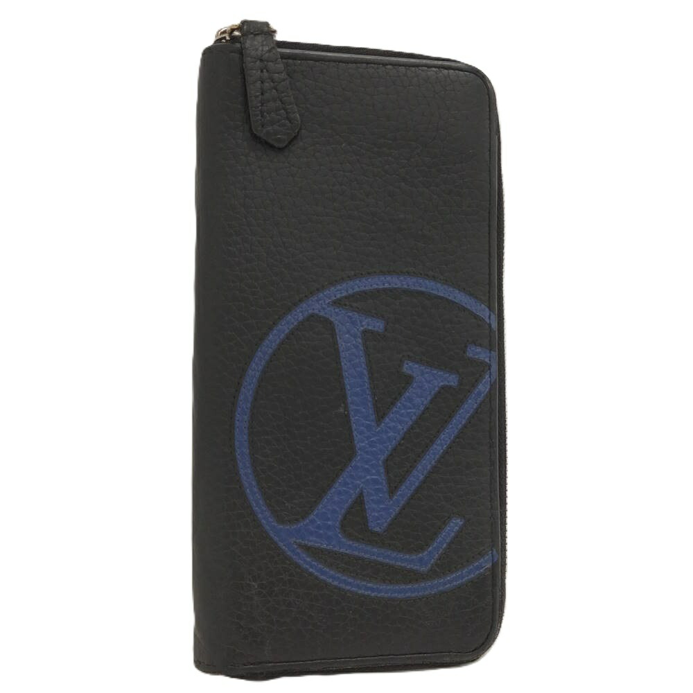 【中古】LOUIS VUITTON ジッピーウォレット ヴェルティカル ラウンドファスナー長財布 LVサークル トリヨン レザー M67767