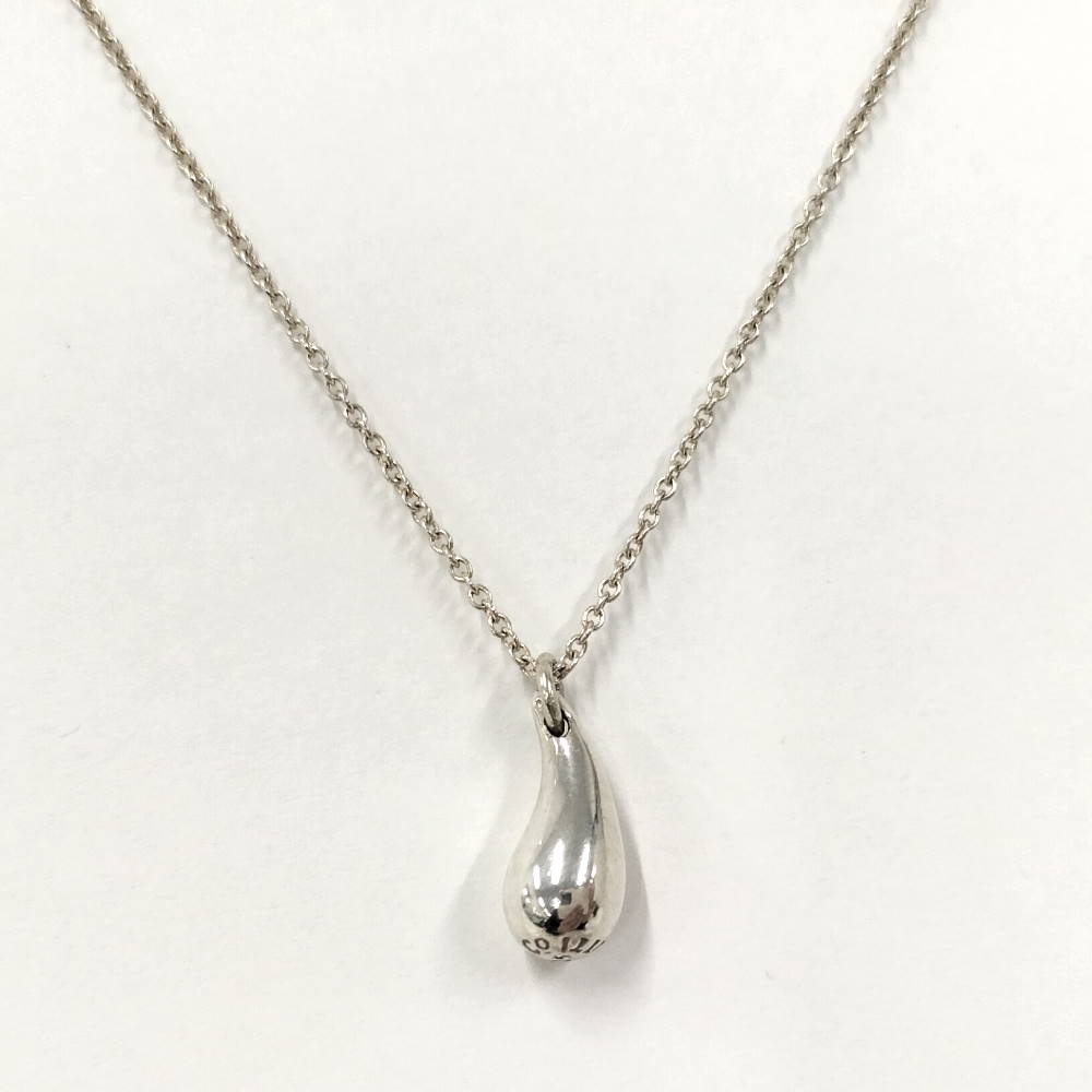 【中古】TIFFANY&Co. ティアドロップ ネックレス SV925