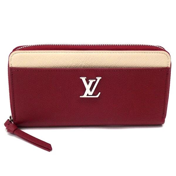 【中古】LOUIS VUITTON ジッピー ロックミー 長紙入れ カーフレザー リドヴァン/エタン皮膚軟化剤 M63816 UB4108
