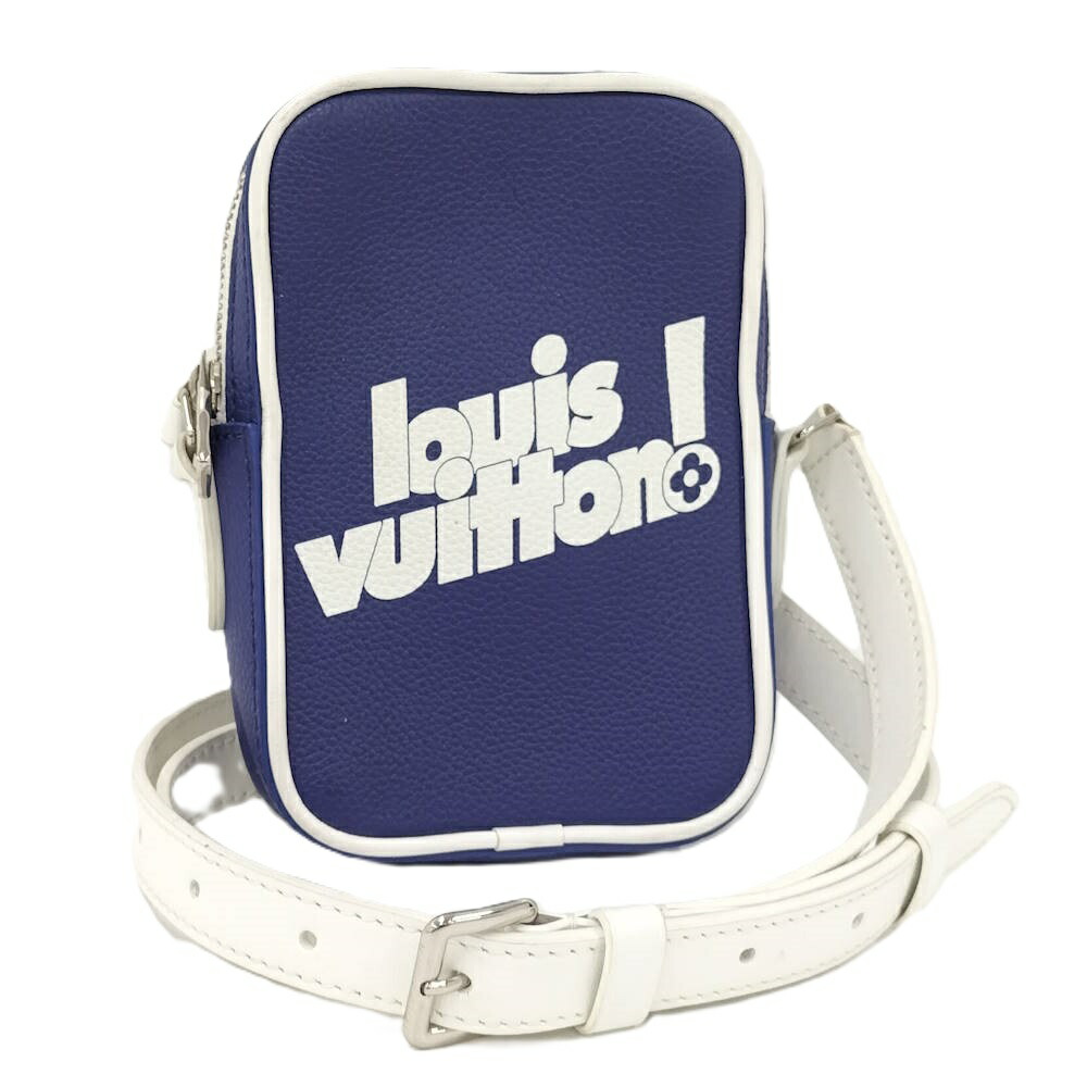 【中古】LOUIS VUITTON エブリデイLV ダヌーブPPM レザー ブルー ホワイト M45893｜JJcollection 63,789円