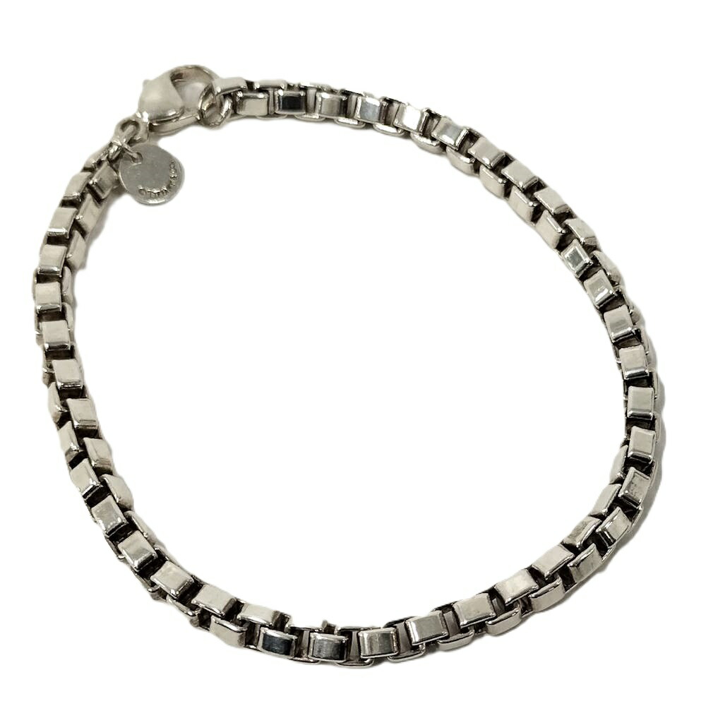 【中古】Tiffany&co ベネチアン ブレスレット チェーン シルバー SV925