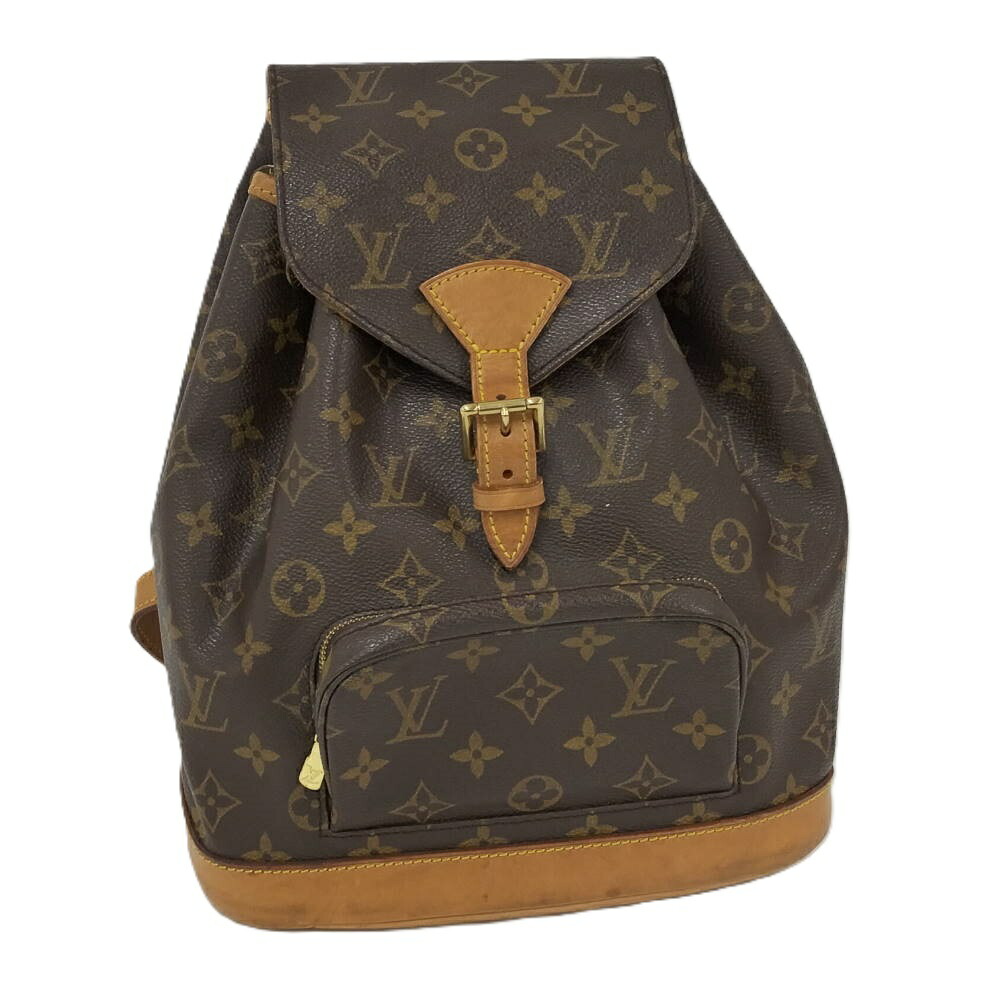 【中古】LOUIS VUITTON モンスリMM バックパック モノグラム M51136