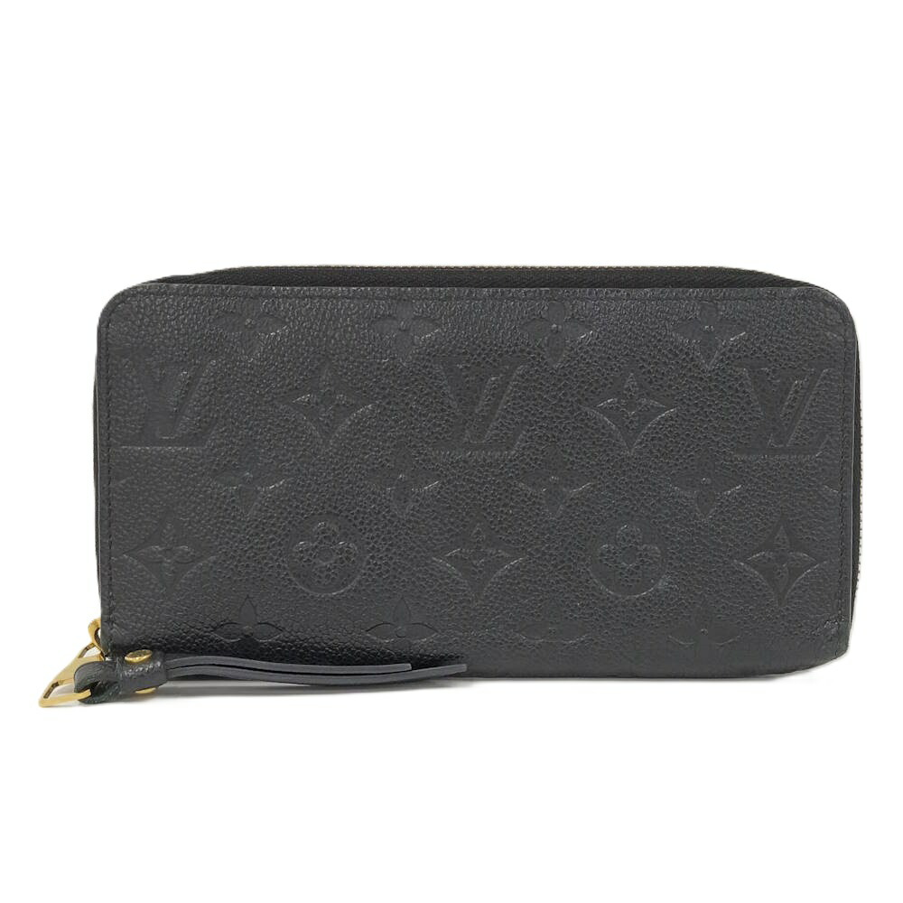 【中古】LOUIS VUITTON ジッピーウォレット ラウンドジッパー長紙入れ モノグラム アン工業プラント ノワール M61864