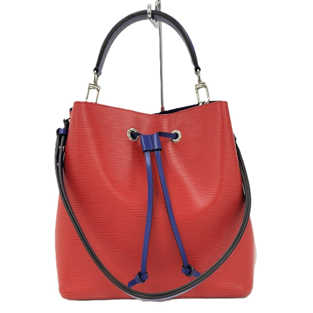 【中古】LOUIS VUITTON ネオ ノエ 2WAY御徒面子 エピ バイ色つや コクリコ 青碧 M54365