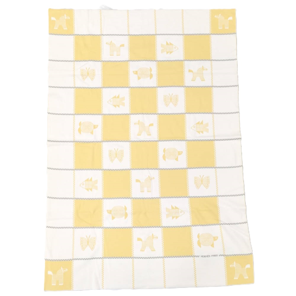【中古】HERMES ニットプレード アニモー ナッテ イエロー