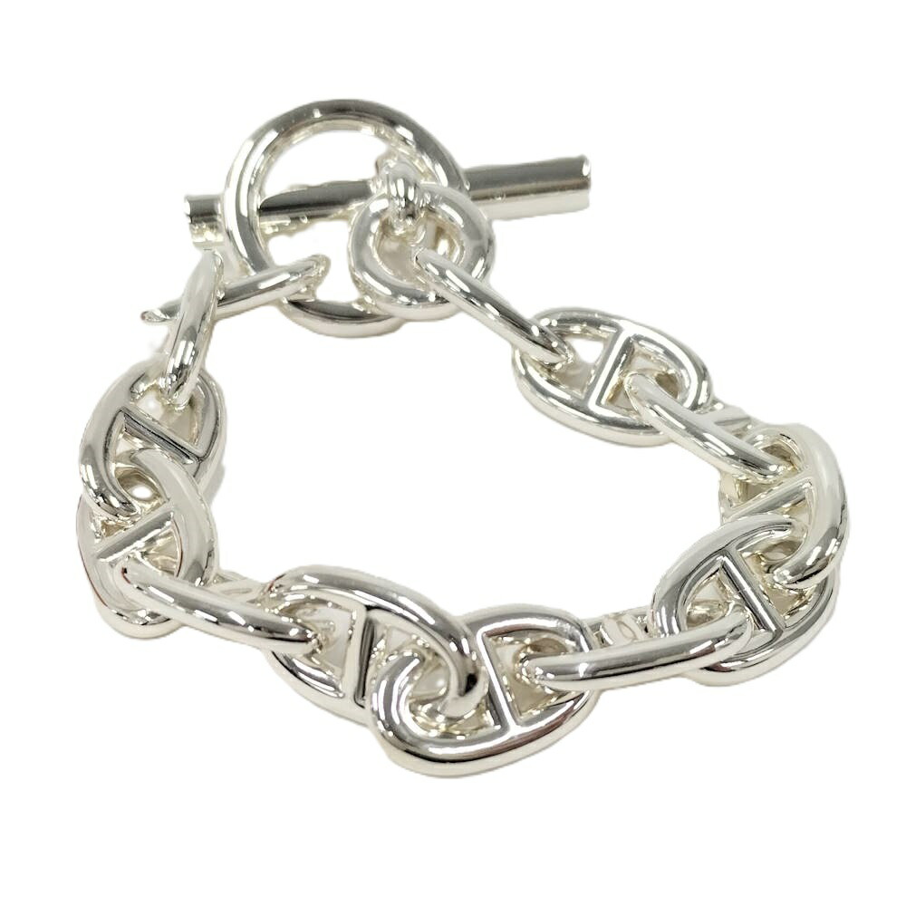 【中古】Hermes シェーヌダンクルMM ブレスレット 13コマ SV925シルバー｜JJcollection