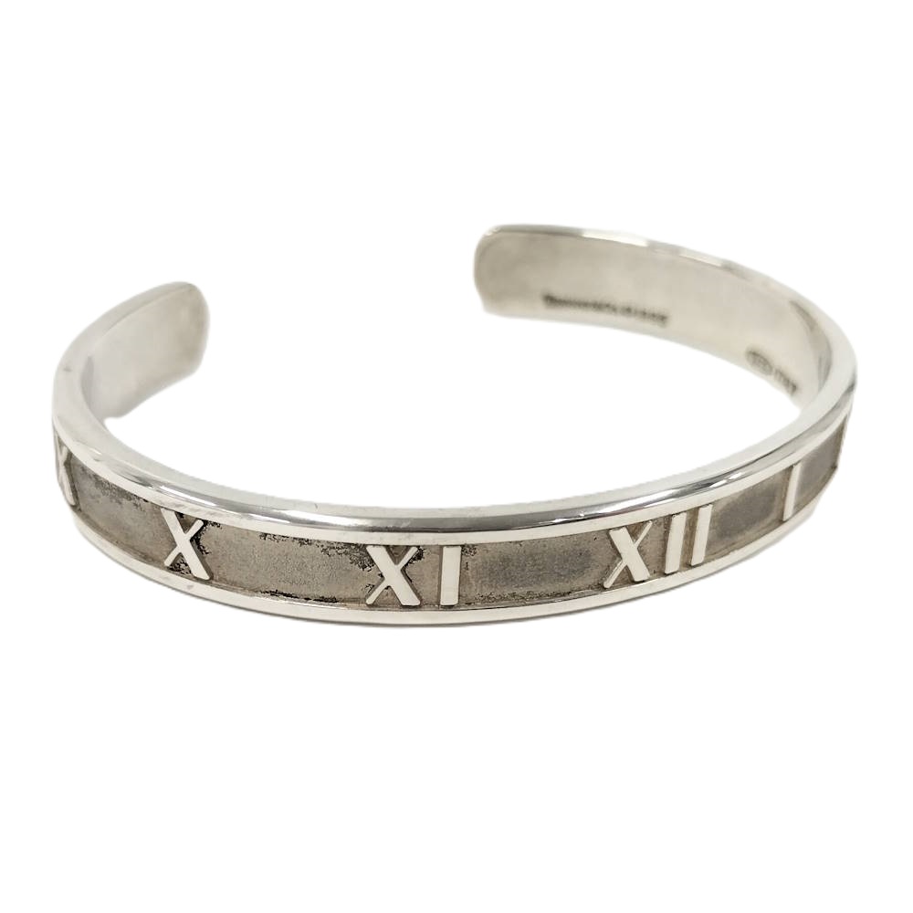 【中古】TIFFANY&Co. アトラス バングル ブレスレット SV925 シルバー