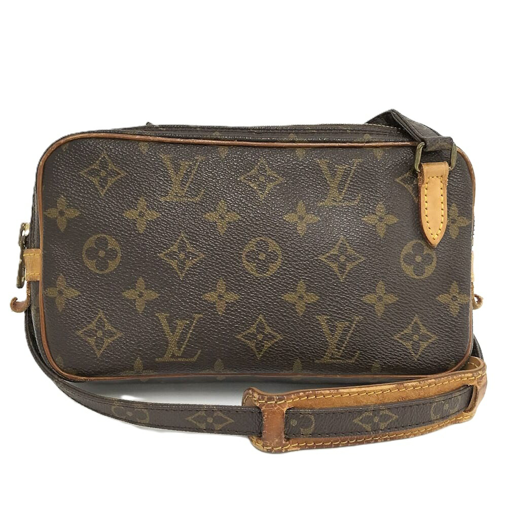 【中古】LOUIS VUITTON マルリーバンドリエール ショルダーバッグ モノグラム M51828