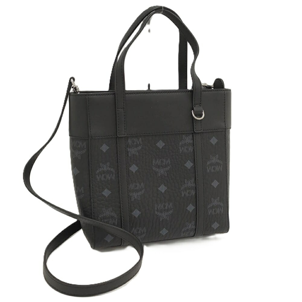 【中古】MCM ミニ アレン 2WAYバッグ レザー ブラック｜JJcollection
