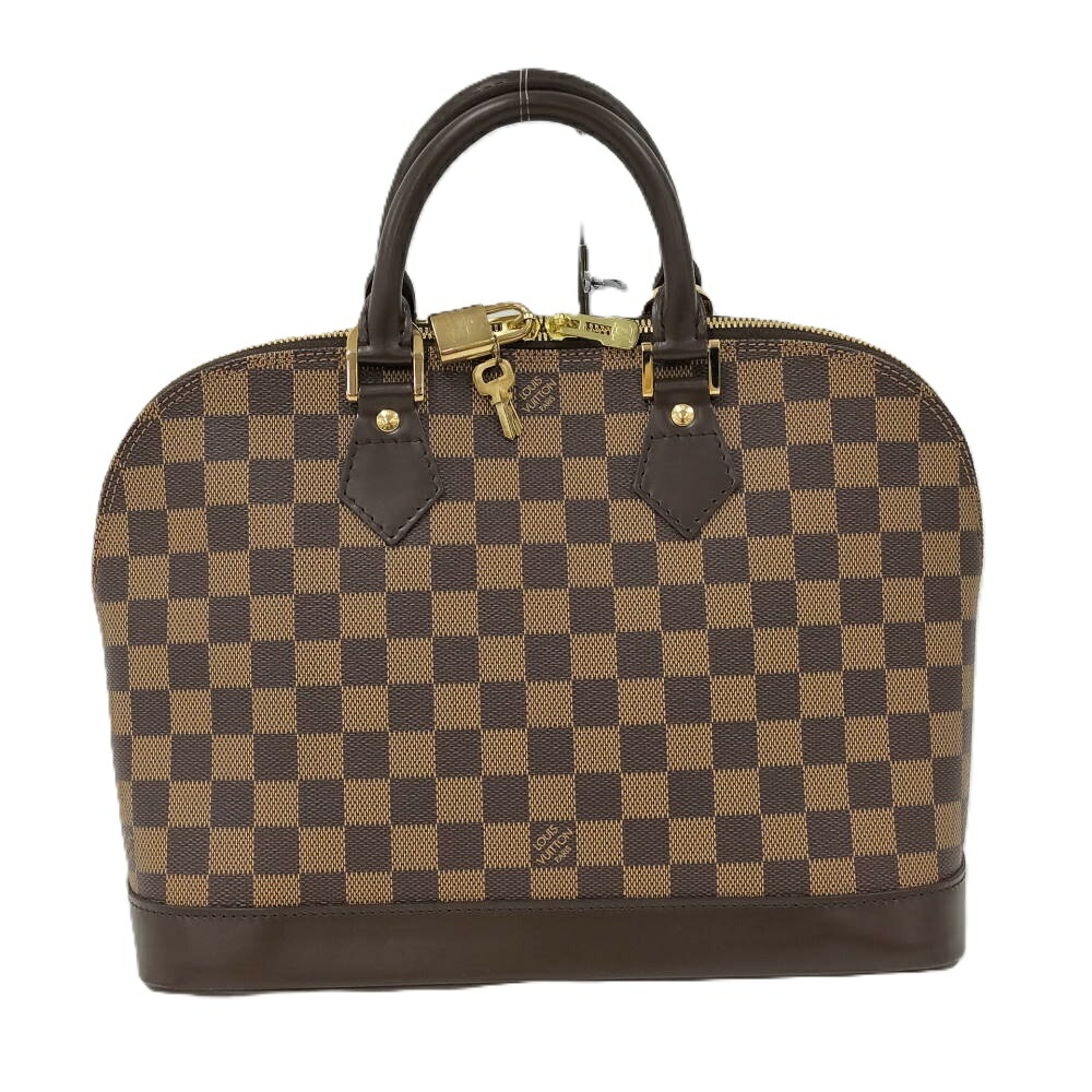 【中古】LOUIS VUITTON アルマPM ハンドバッグ ダミエ エベヌ N51131