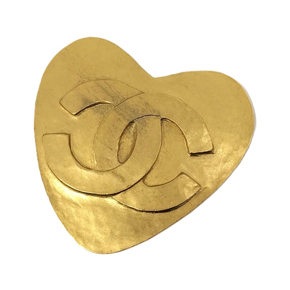 【中古】CHANEL ブローチ ハート CC 95P|JJcollection