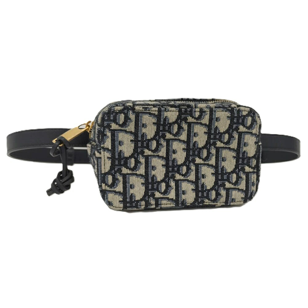 【中古】Dior オブ漏れる トロッター 帆布 酉の方角合切袋