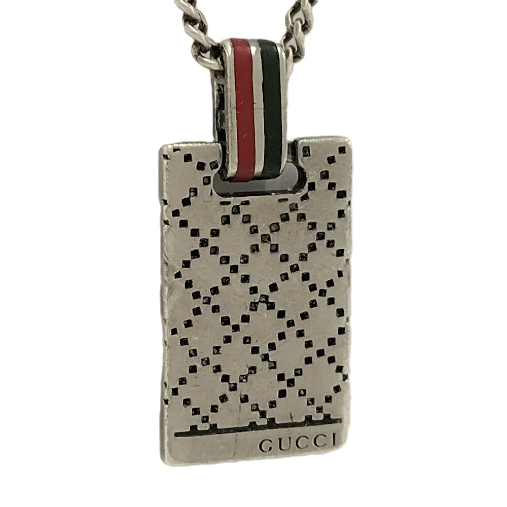 【中古】GUCCI ディアマンテ ネックレス SV925 シルバー