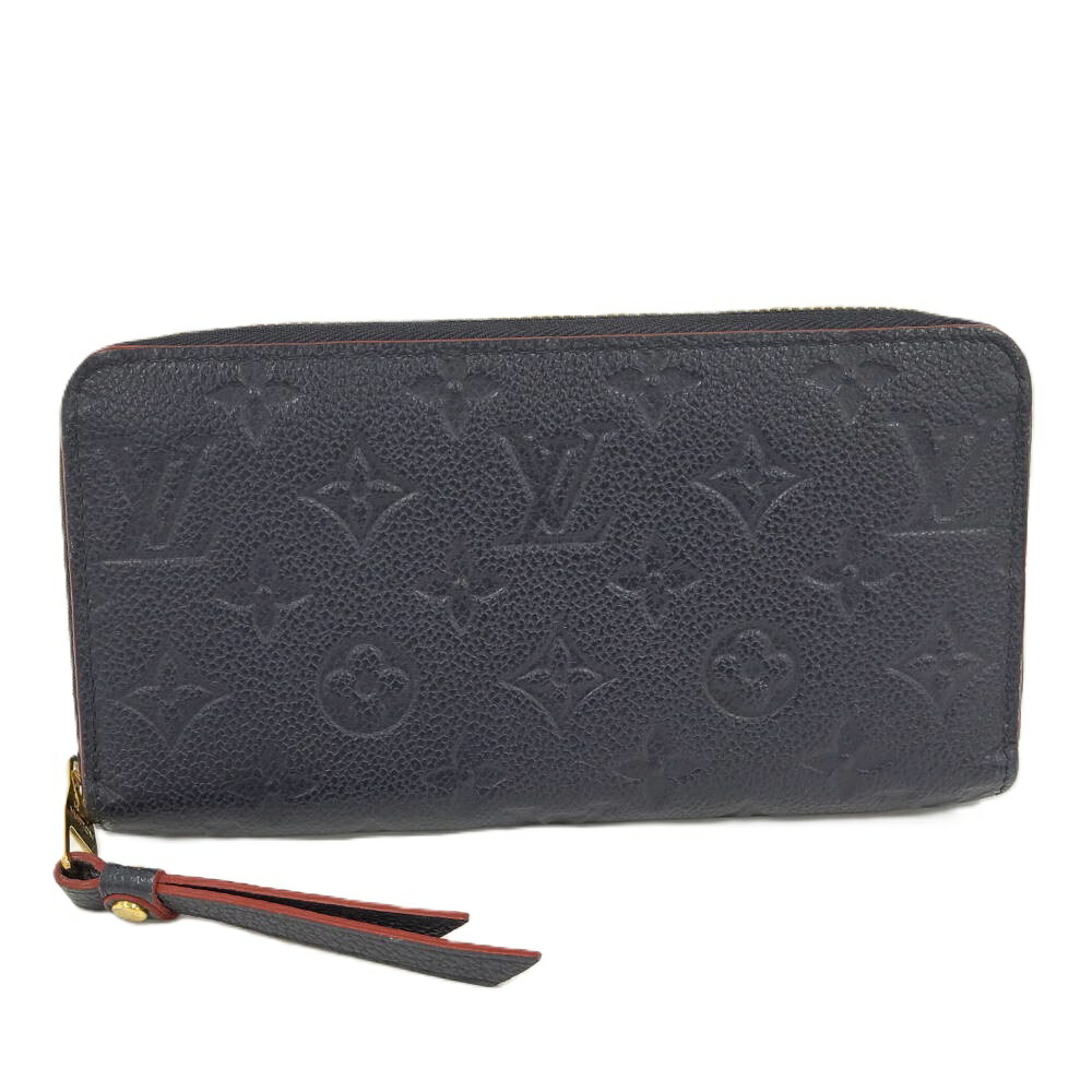 【中古】LOUIS VUITTON ジッピーウォレット 長紙入れ モノグラムアンプラント M62121